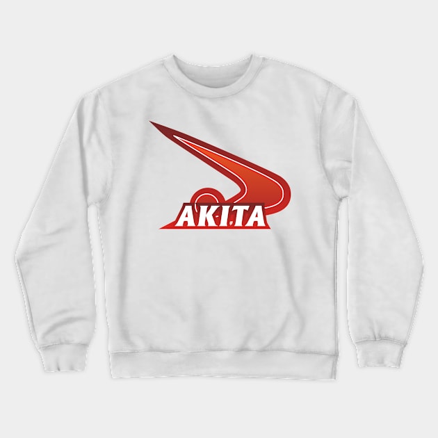 Akita Japanese Japanese Symbol Crewneck Sweatshirt by PsychicCat